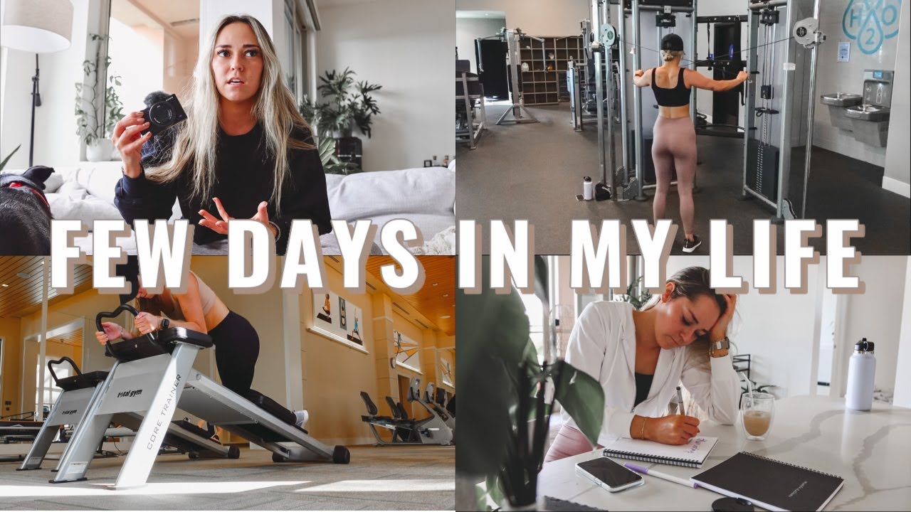 FEW DAYS IN MY LIFE: goal planning, workout w/me, vlogging camera setup + new amazon purchases