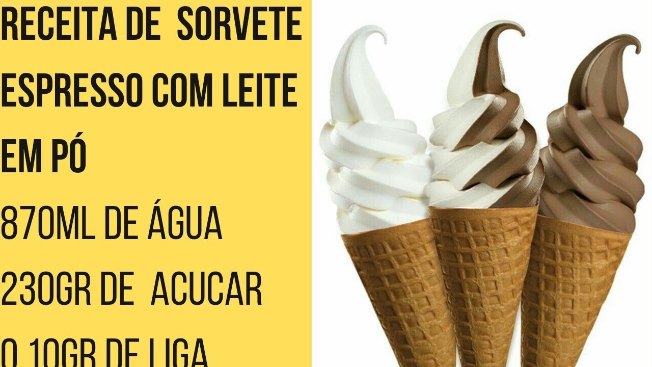 Como fazer calda para máquina italianinha, soft com leite em pó