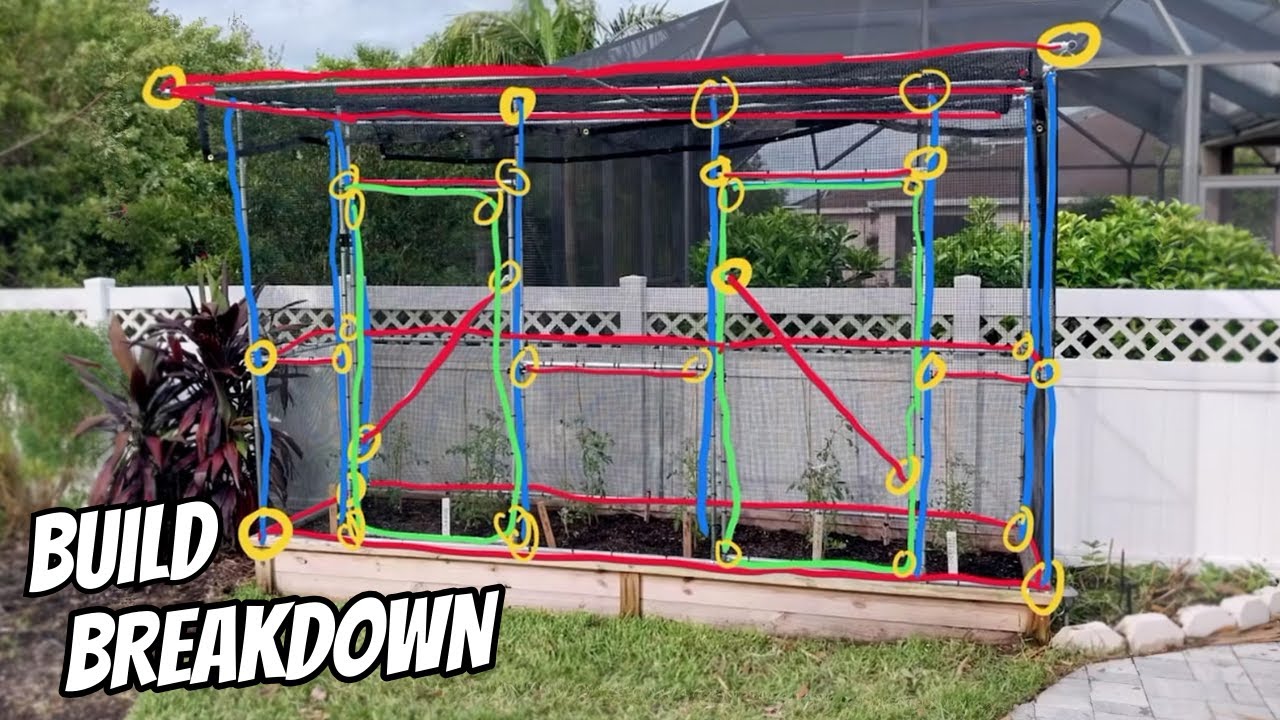 An Awesome Garden Enclosure Made From EMT Conduit!
