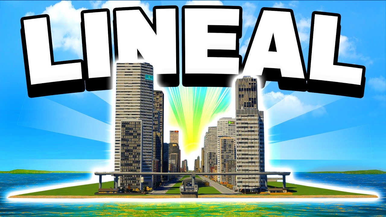 LA CIUDAD LINEAL DEFINITIVA en CITIES SKYLINES 2 - One Road Challenge