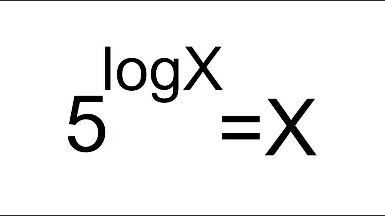 ECUACIÓN LOGARÍTMICA CON EXPONENTES. álgebra Básica