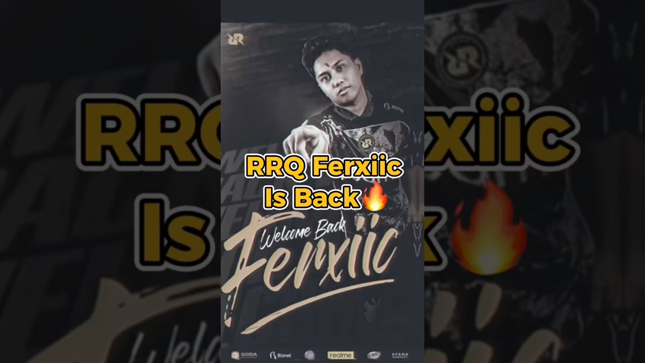 Real ya, Rrq Ferxiic Is Back🔥 #teamrrq #rrqhoshi #ferxiic #mlbbshorts