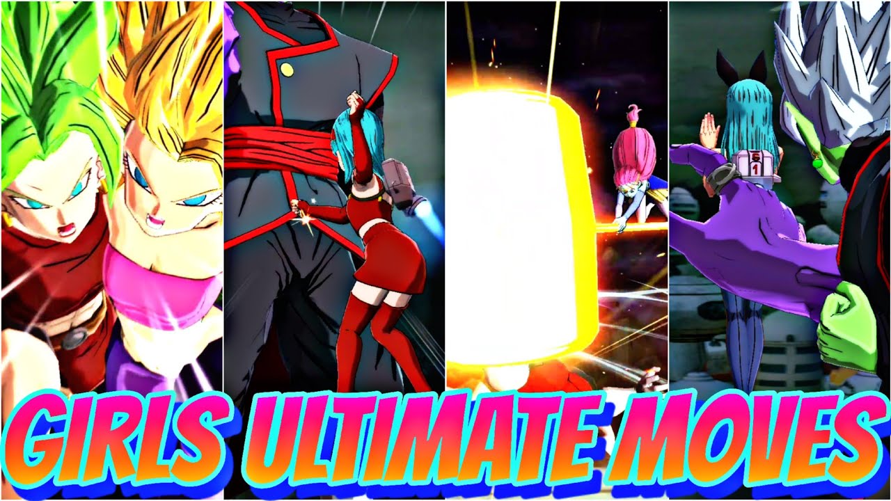 (LANDSCAPE) GIRLS ULTIMATE MOVES 🔥!! IN DRAGON BALL LEGENDS