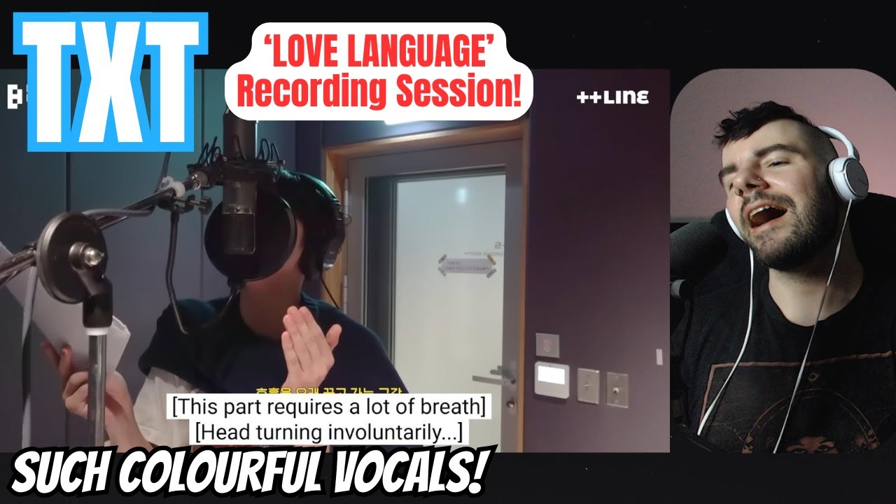 TXT - 'Love Language' Recording Session Reaction!