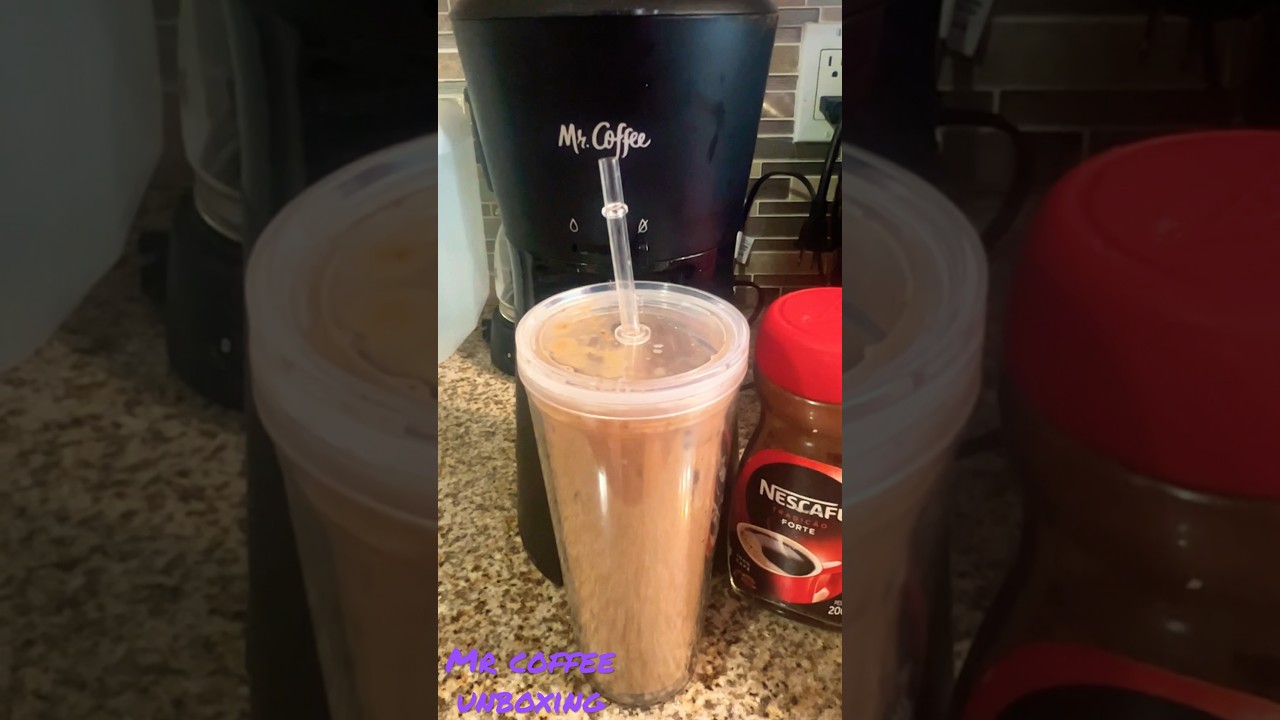 Mr coffee unboxing. Love Mr. Coffee. #unboxing #unboxingvideo #mrcoffee #coffee #nescafe #icecoffee