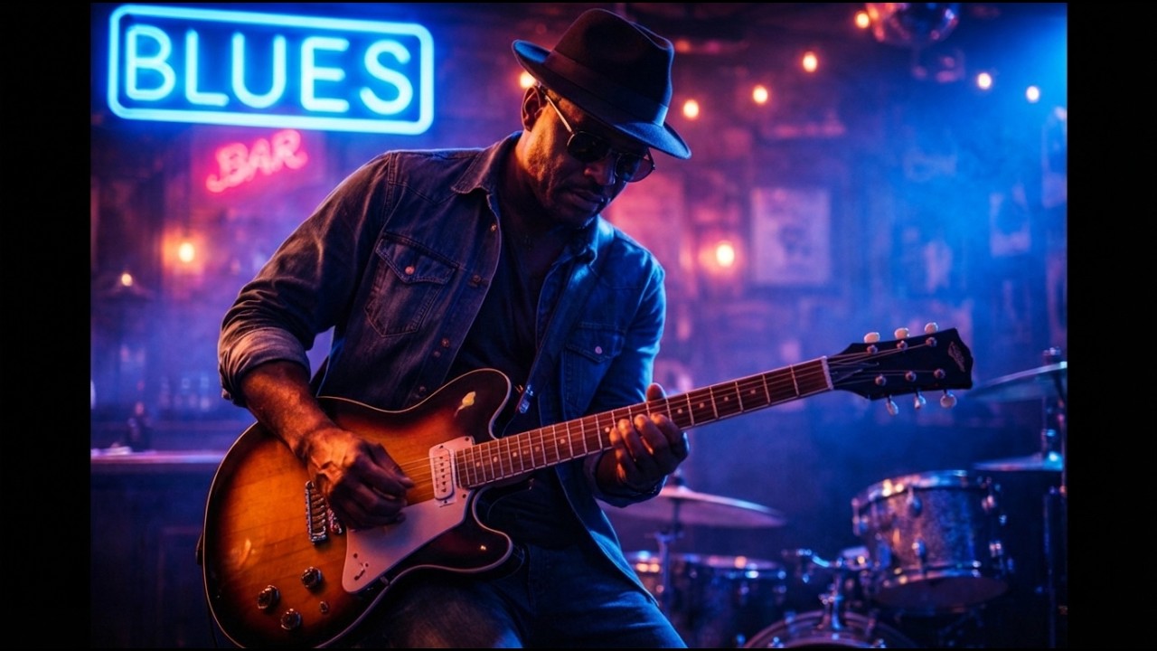 Blues Guitar Instrumental | Soulful Electric Blues Groove