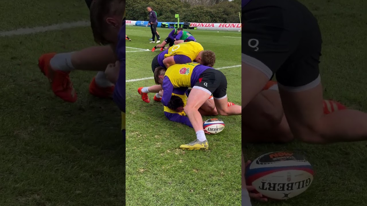 Drilling the ruck 💪 @o2ukofficial | #WearTheRose