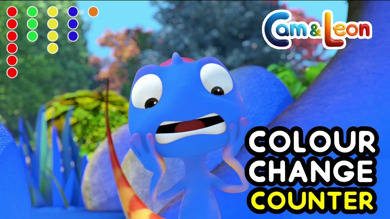 Cam & Leon | COLOUR CHANGE COUNTER | Funny Cartoon | Cartoon for Kids