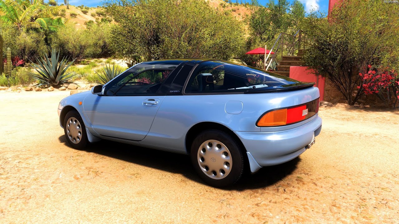 Forza Horizon 5 . Toyota Sera 1991 . Car Show Speed Jump Crash Test Drive .