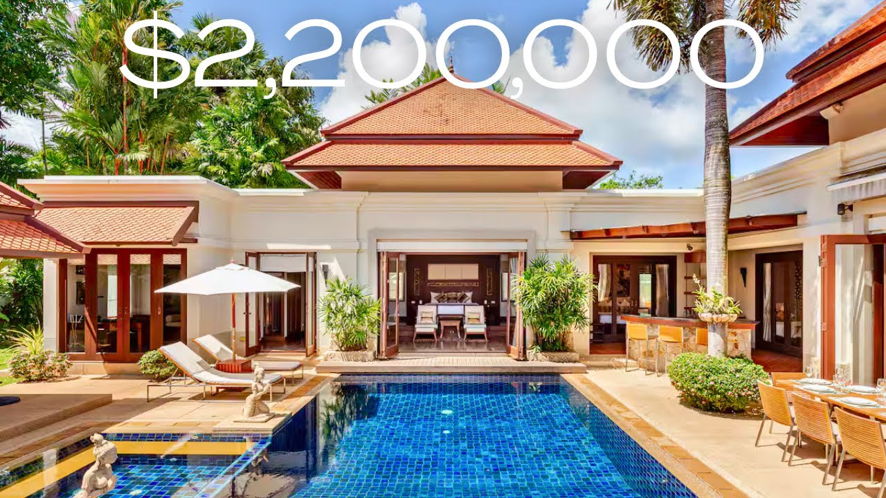 Touring a Traditional tropical villa with Ultimate Privacy in Phuket