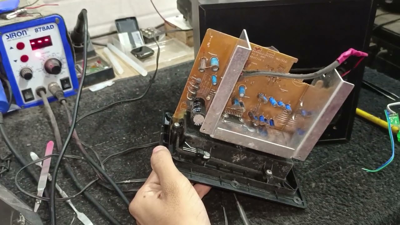 creative m4500 home theater repair dead condition no sound and install Bluetooth