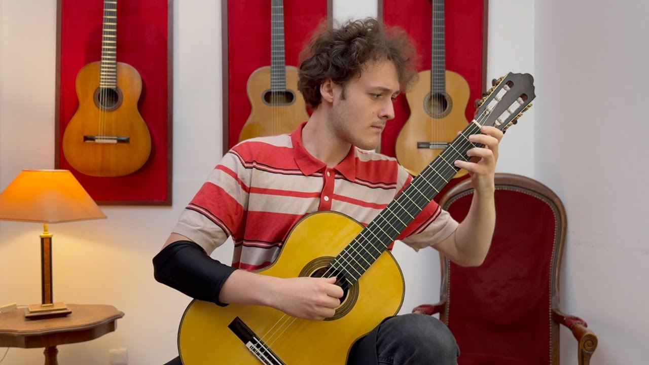 Sébastien Canard-Volland plays Lettre à Sydney by Roland Dyens on a 2024 Renan Aouam