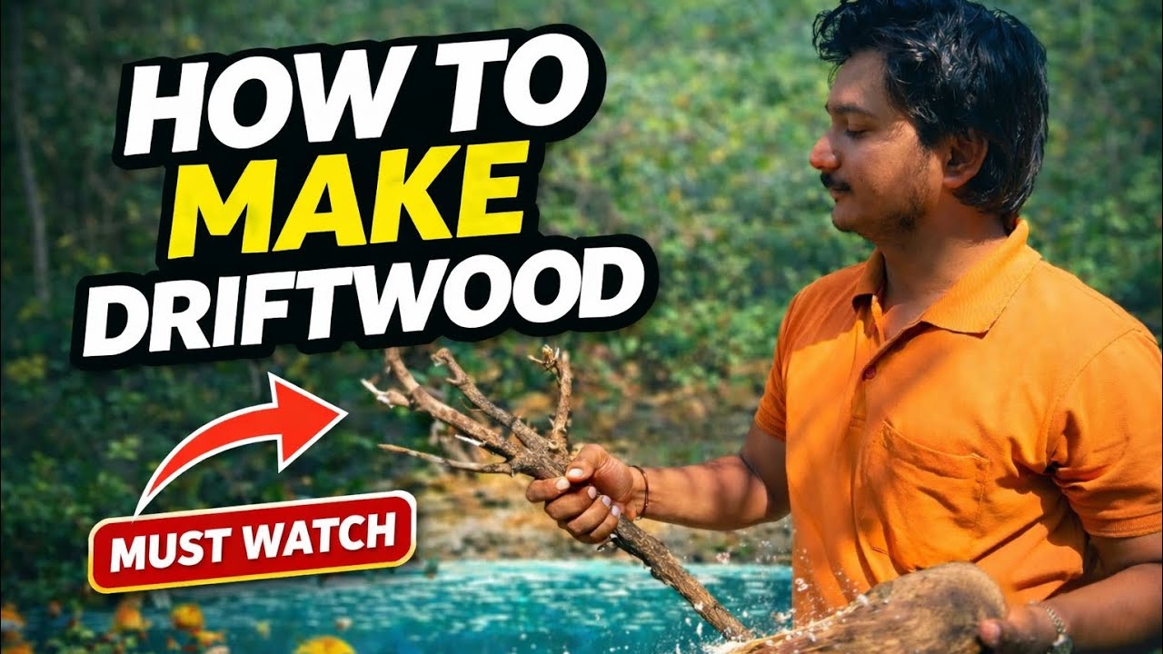 how to make driftwood at home 🪾