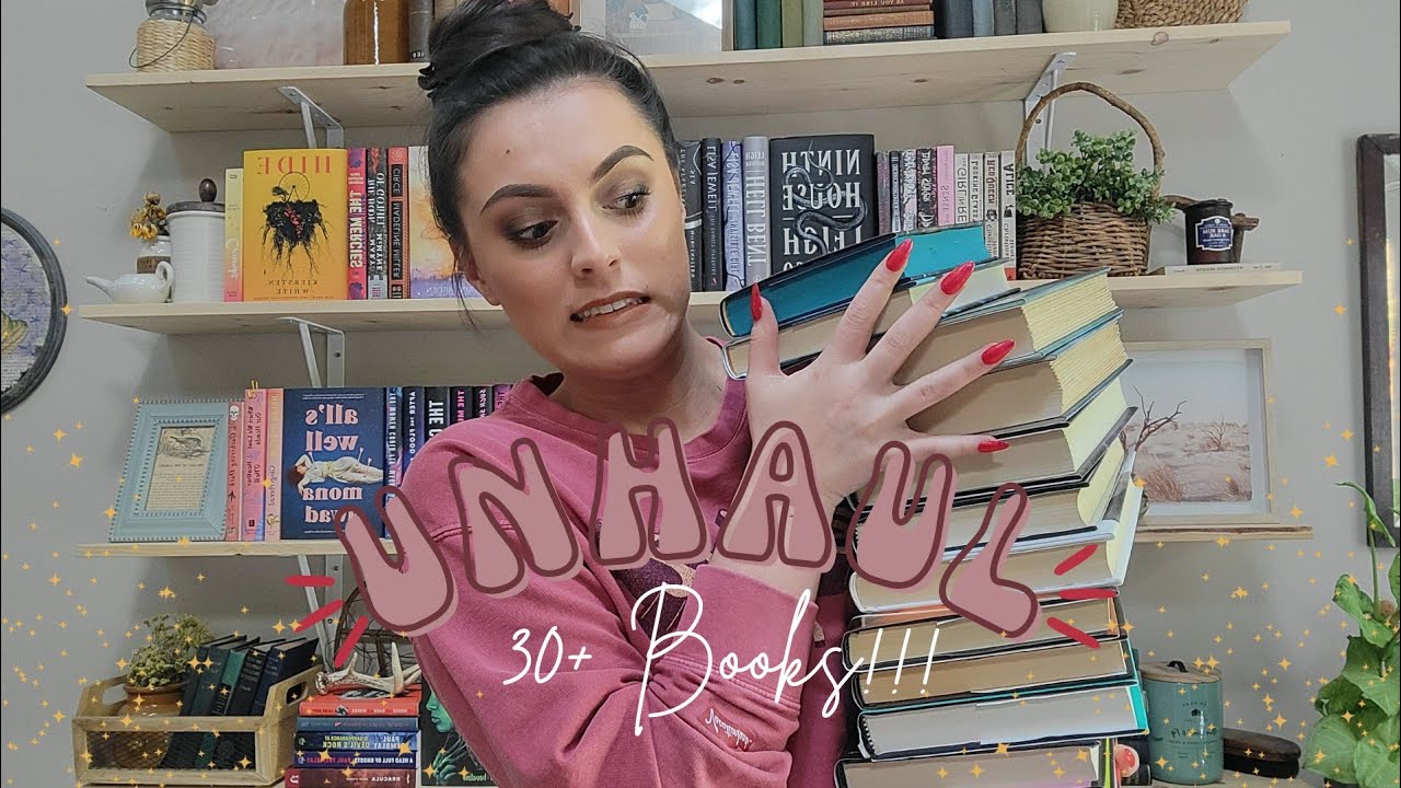 Get rid of books with me! Book Unhaul