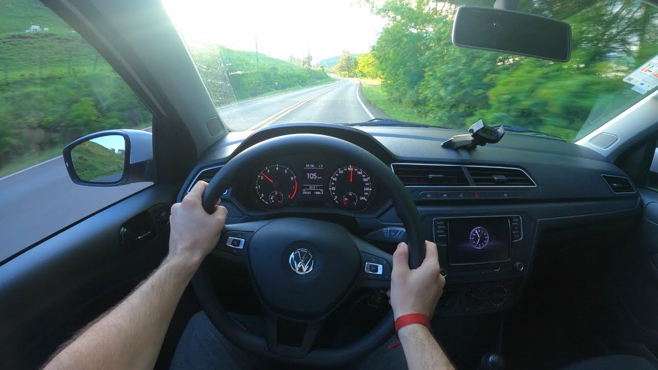 2021 Volkswagen Gol (1.6 msi 104 hp/cv) POV Test Drive 4K / Most Famous Volkswagen in Brazil