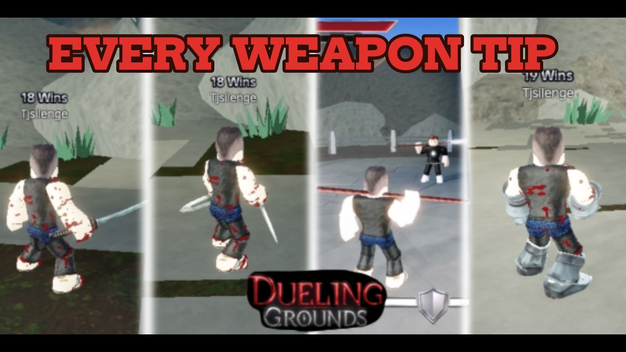 EVERY WEAPON TIPS AND TRICK TO BECOME A PRO|Dueling grounds