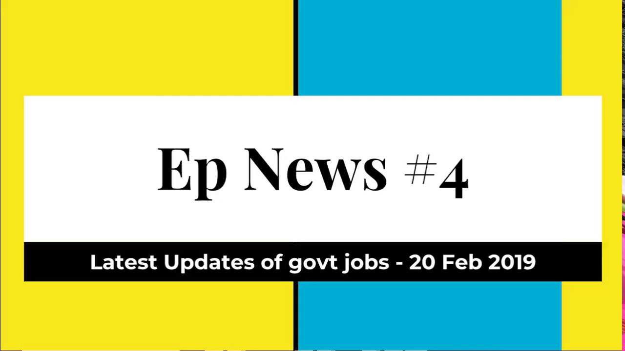 EP NEWS #4 | Results | Answer Keys | Exam Dates | Employments Point