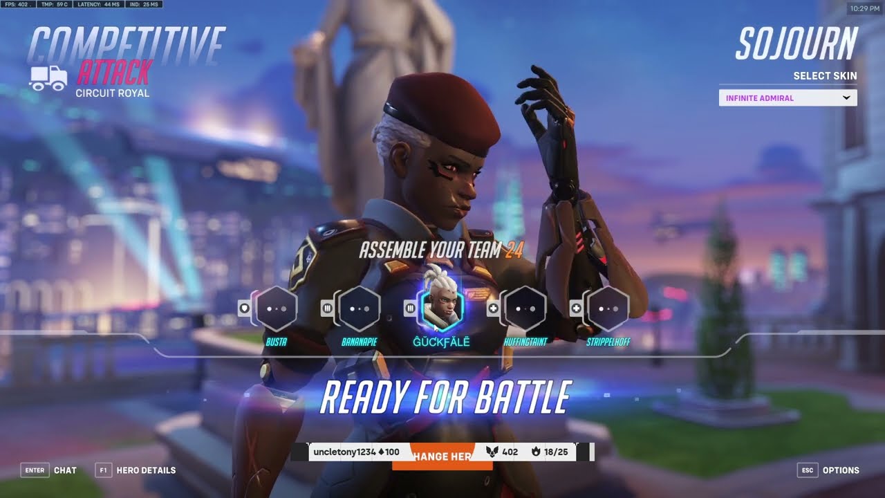 22K DMG! GALE ADELADE CARRY SOJOURN - OVERWATCH 2 SEASON 8 TOP 500
