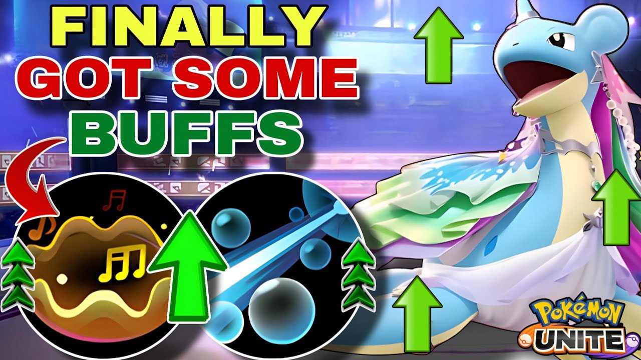 After a Long Wait, LAPRAS Finally Gets Buffed | Perish Song + Bubble Beam | Pokemon Unite