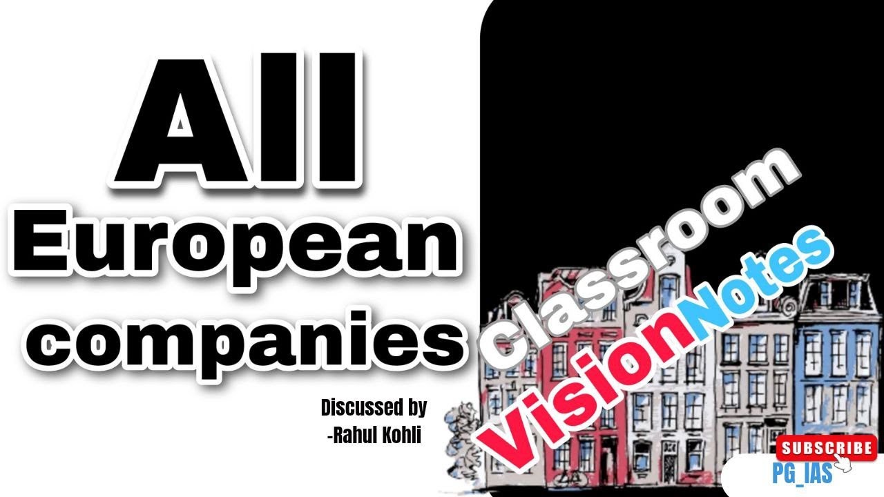 EUROPEAN COMPANY IN INDIA| Modern Indian History