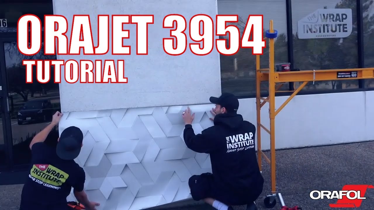 ORAJET 3954 Brick Stone Film | Application Tutorial
