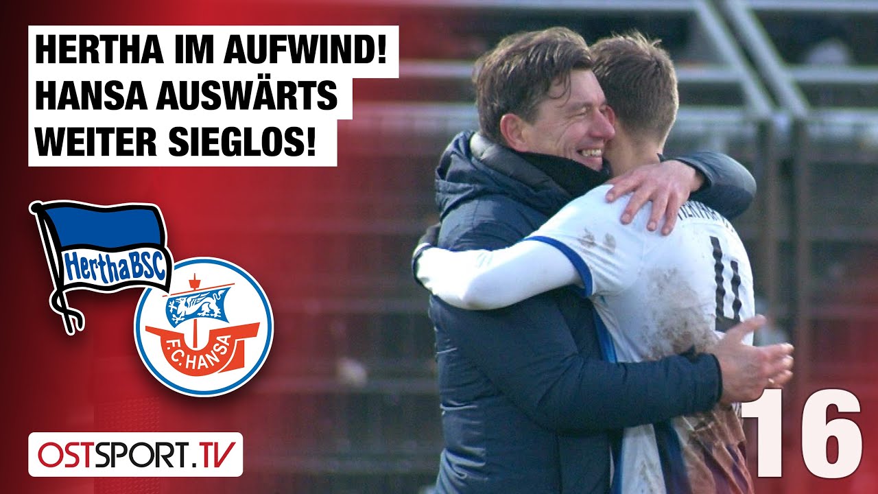 Hertha im Aufwind! Hansa weiter auswärts sieglos: Hertha BSC II - FC Hansa II | Regionalliga Nordost