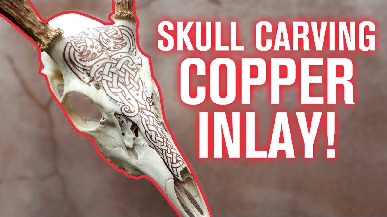 Copper Inlay Tutorial (for SKULL CARVING!)