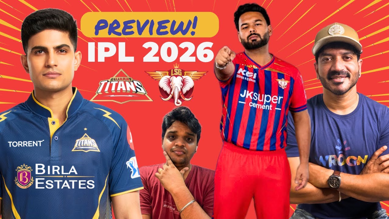 Discussing strengths and weaknesses of LSG and GT | IPL 2026 Preview | Episode 1 | Arjun Raam 