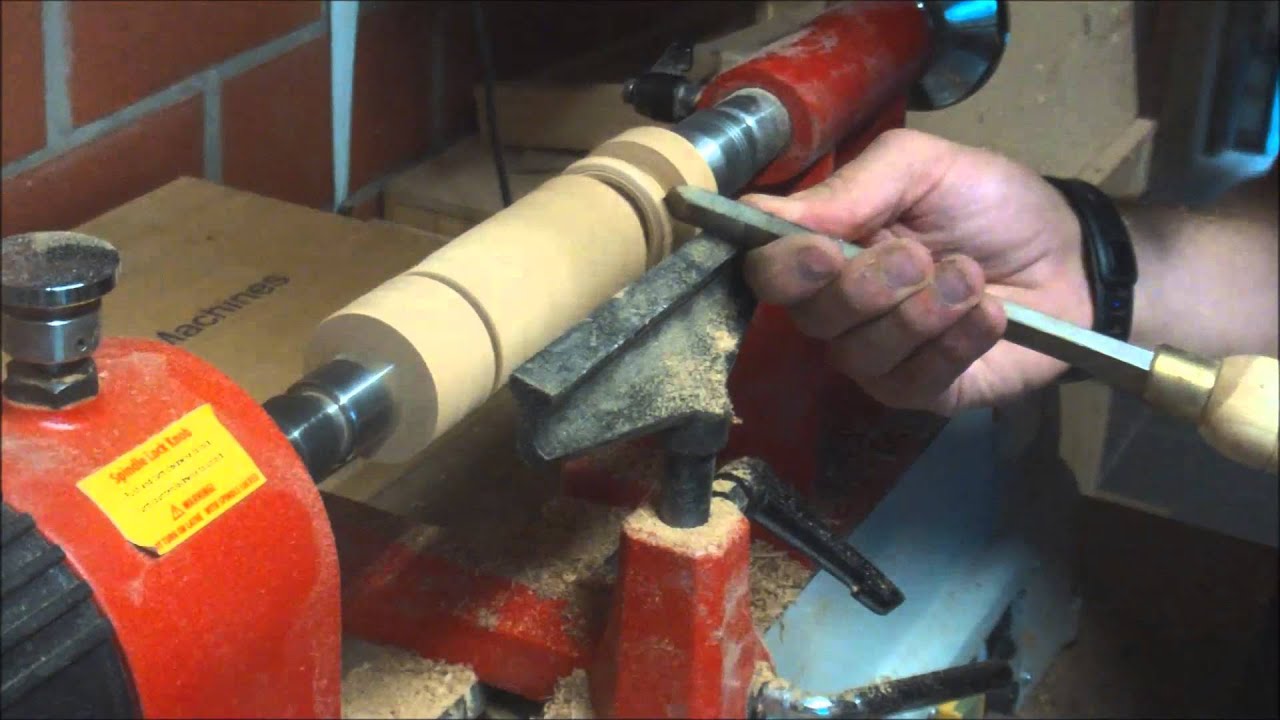 woodturning cherry at 4x speed