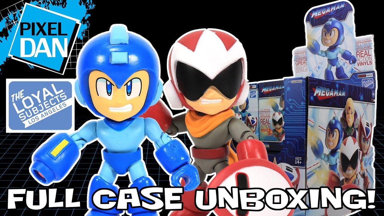 Loyal Subjects Mega Man Action Vinyls Blind Box Figure Unboxing & Video Review