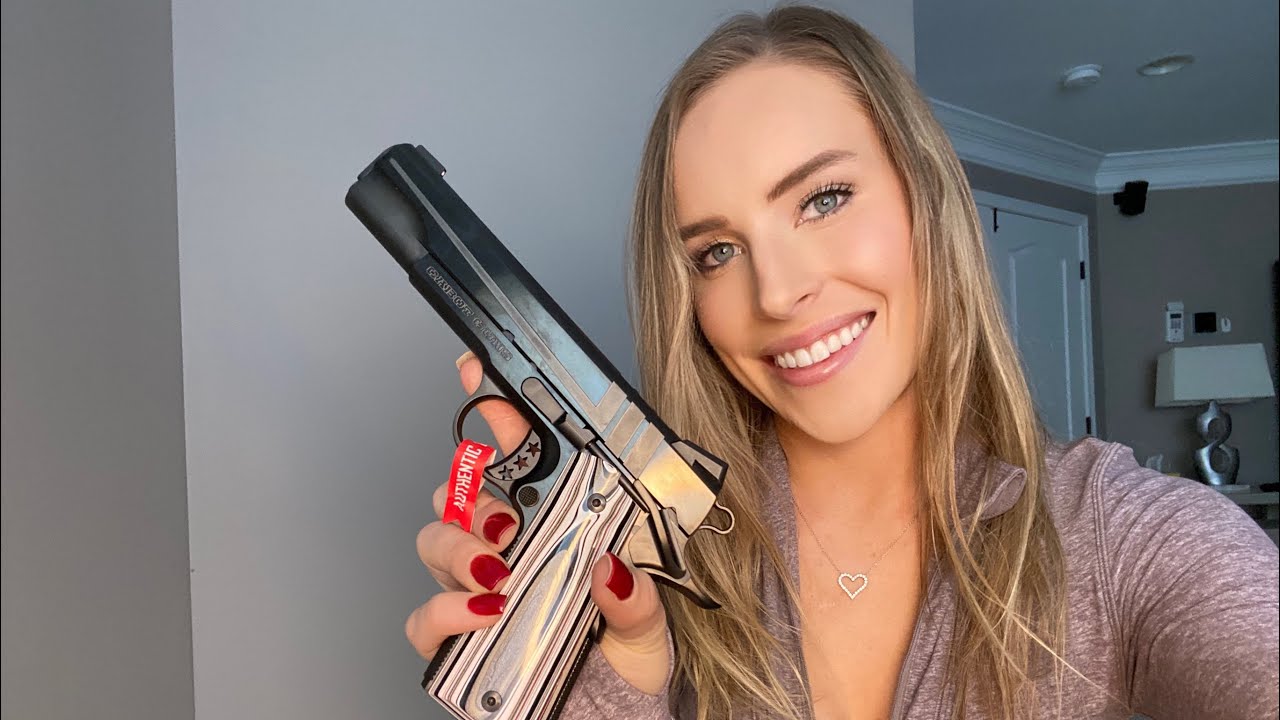 UNBOXING- Cabot Guns 1911 Gran Torino SS classic- 1 of a kind custom fordite grips!