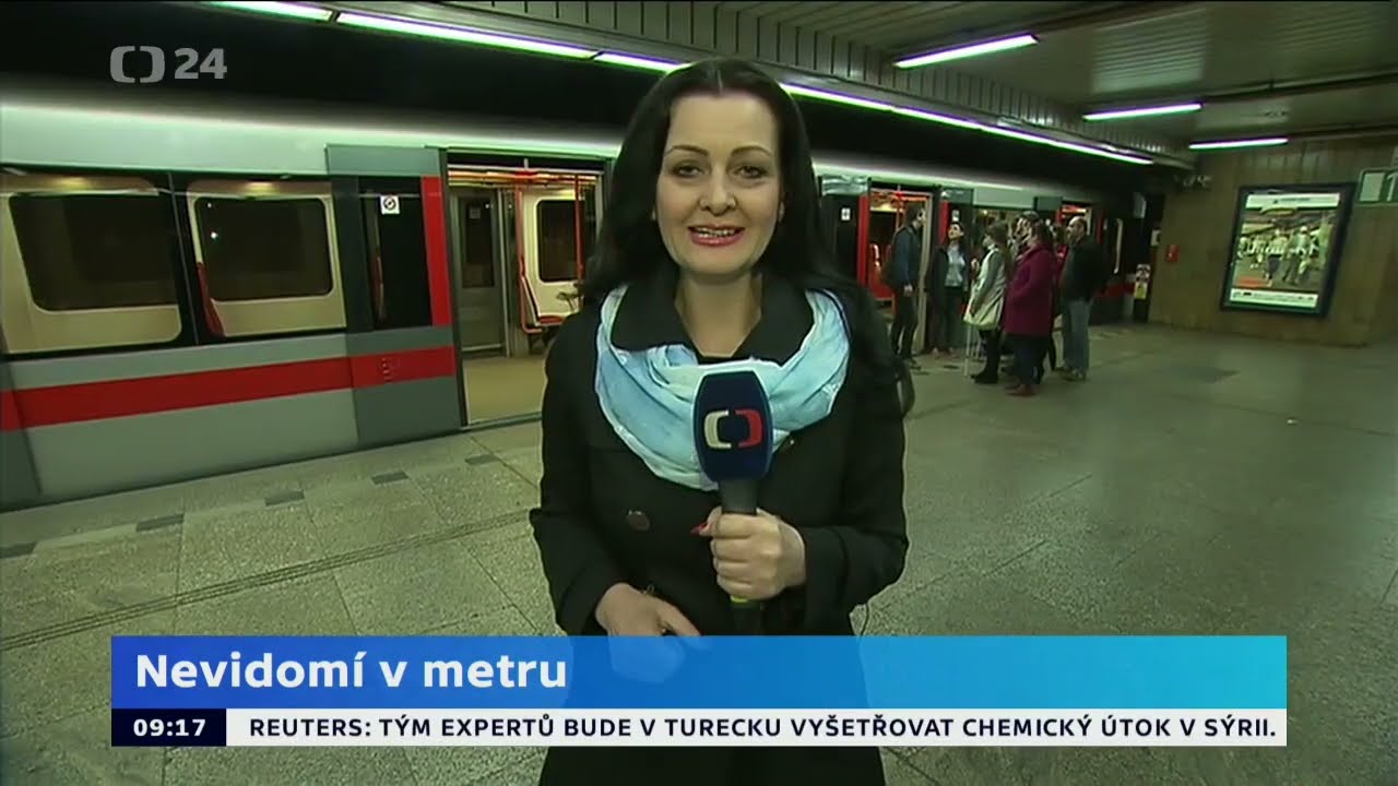 [ORGNL] Nevidomí v metru - 14. dubna 2017 - Studio 6 víkend - ČT24
