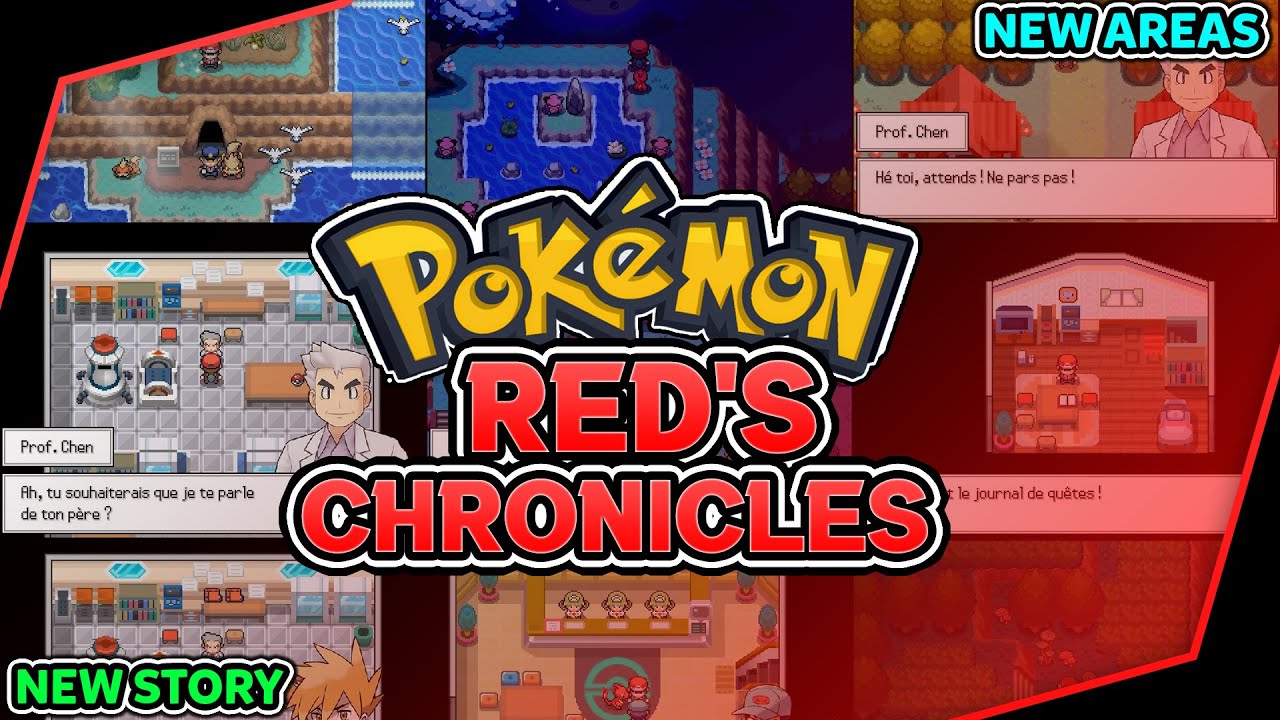 New Pokemon Game With Play as Red, Red's Journey, New Region, New Story & Anime Characters! [RPGXP]
