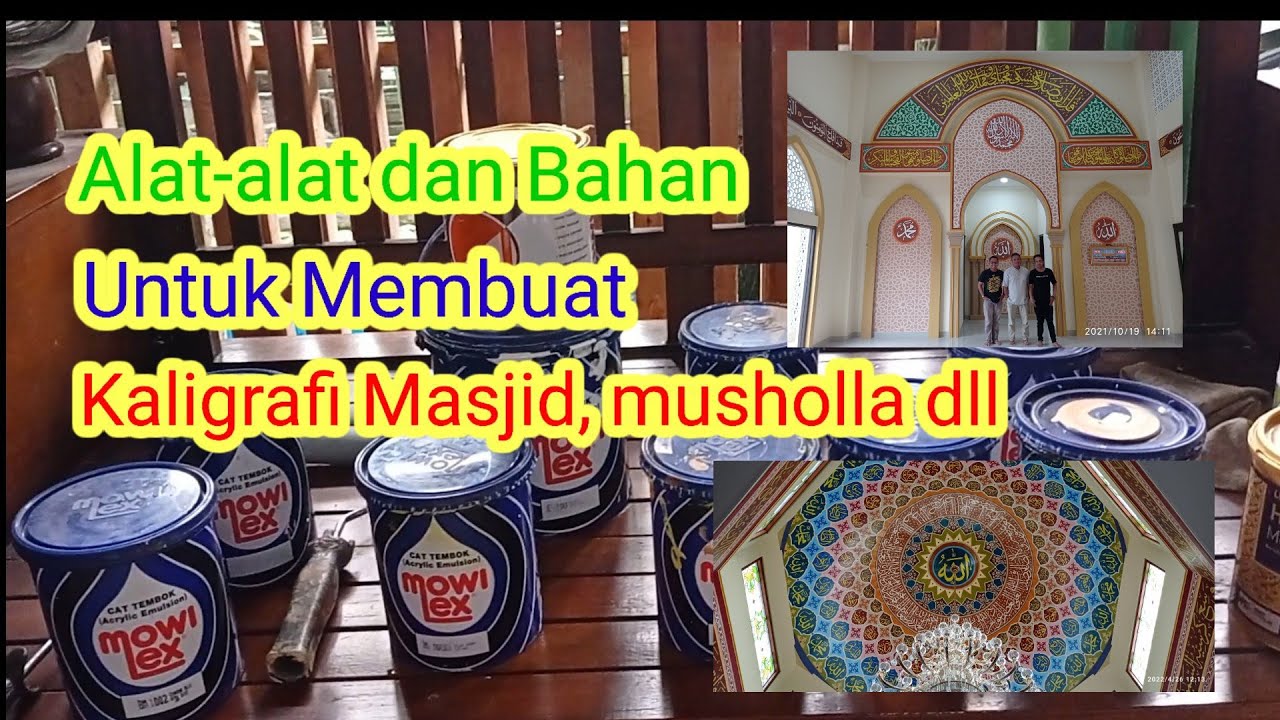 Alat-alat dan bahan untuk membuat Kaligrafi. Ada rahasianya ternyata!
