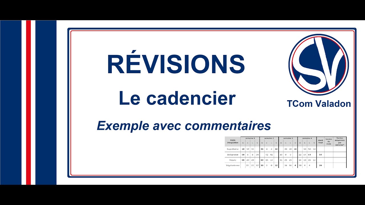 Le cadencier Tcom Valadon
