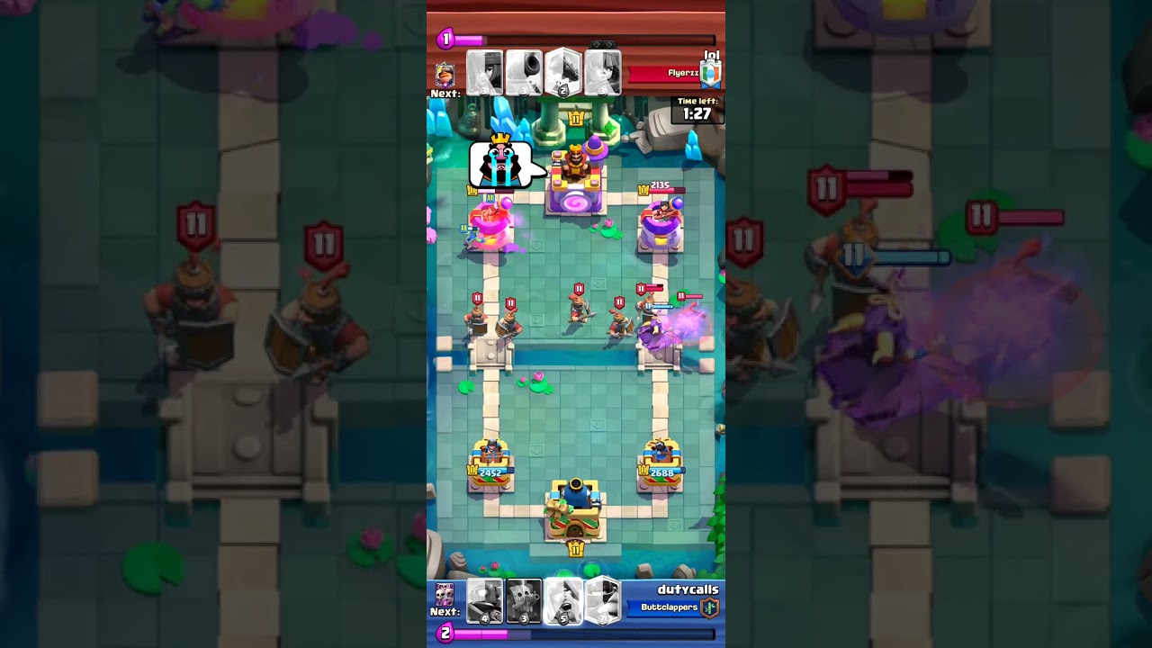 Clash royal match #clash #let's clash 