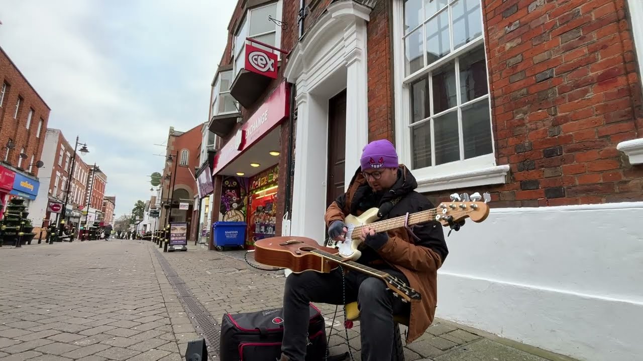 Astronomers, performed on the streets of Evesham in December