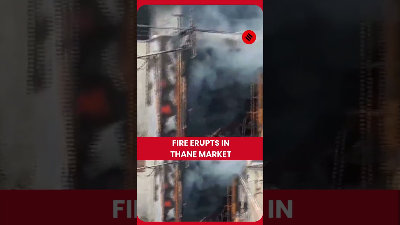 Fire Breaks Out At Gaondevi Market In Maharashtra&rsquo;s Thane