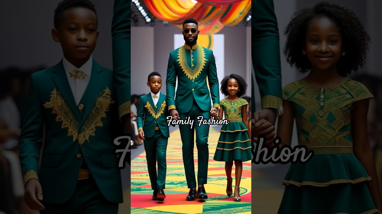 Vibrant & Stylish : African Fashion #familyfashion #fashiontrends #africanfashion #trendingstyles