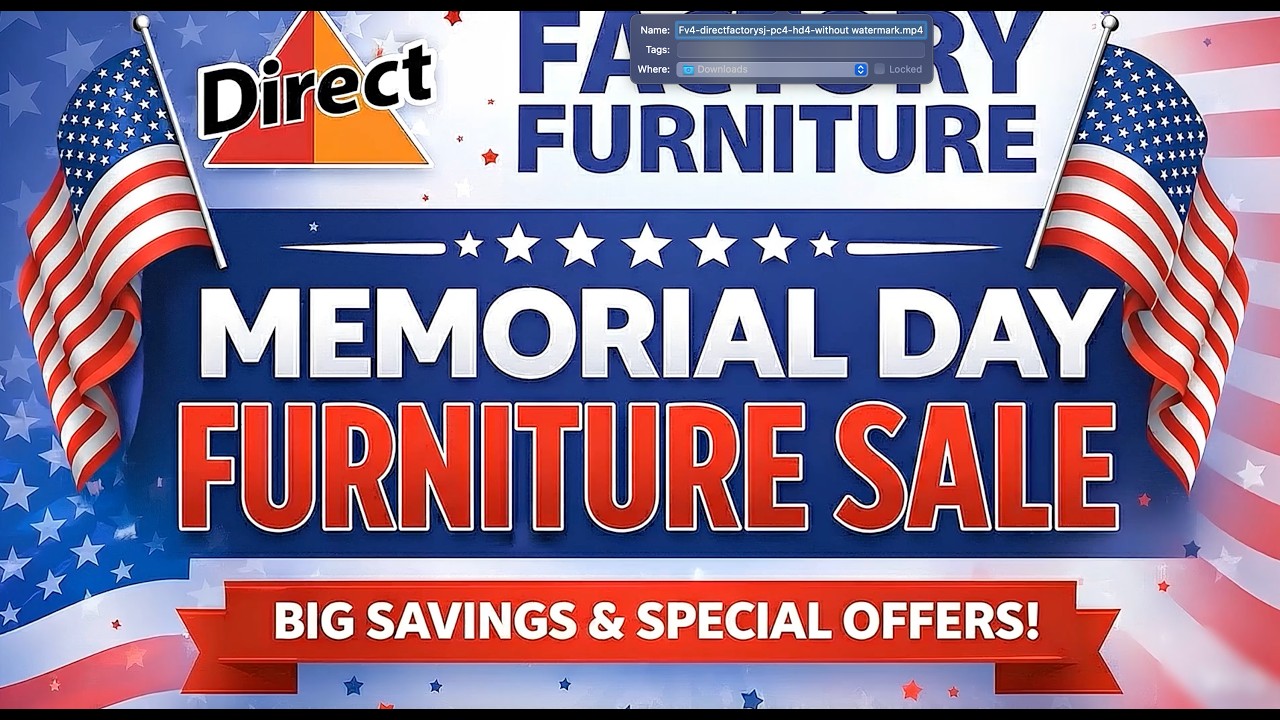 🇺🇸 Распродажа мебели ко Дню памяти в Direct Factory Furniture! 🇺🇸