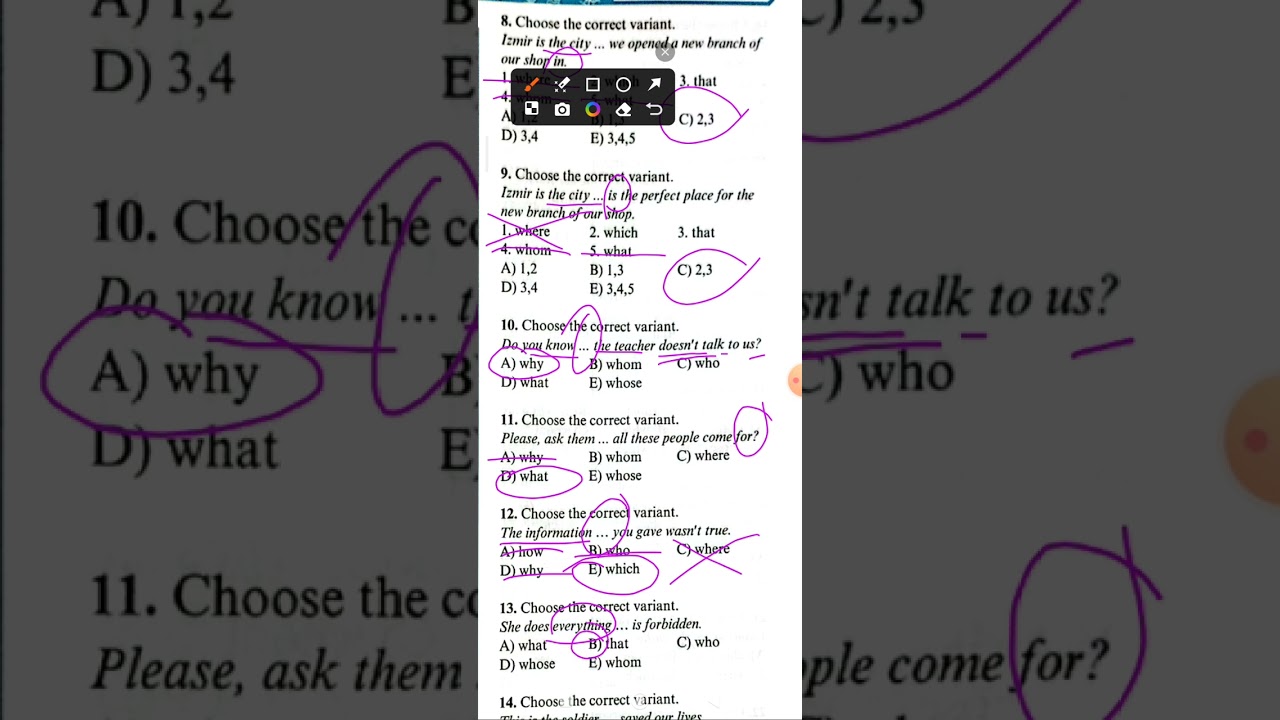 Conjunction Quiz 2 test izahi Gülnarə Umudova
