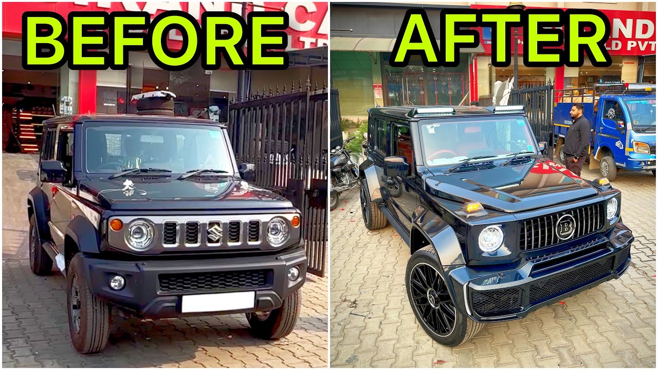 JIMNY TO G-WAGON BRABUS KIT CONVERSION 😳✅
