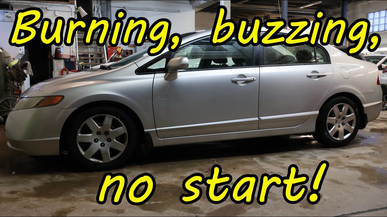 2007 Honda Civic intermittent no crank/no start diagnosis, repair, and failed part inspection.