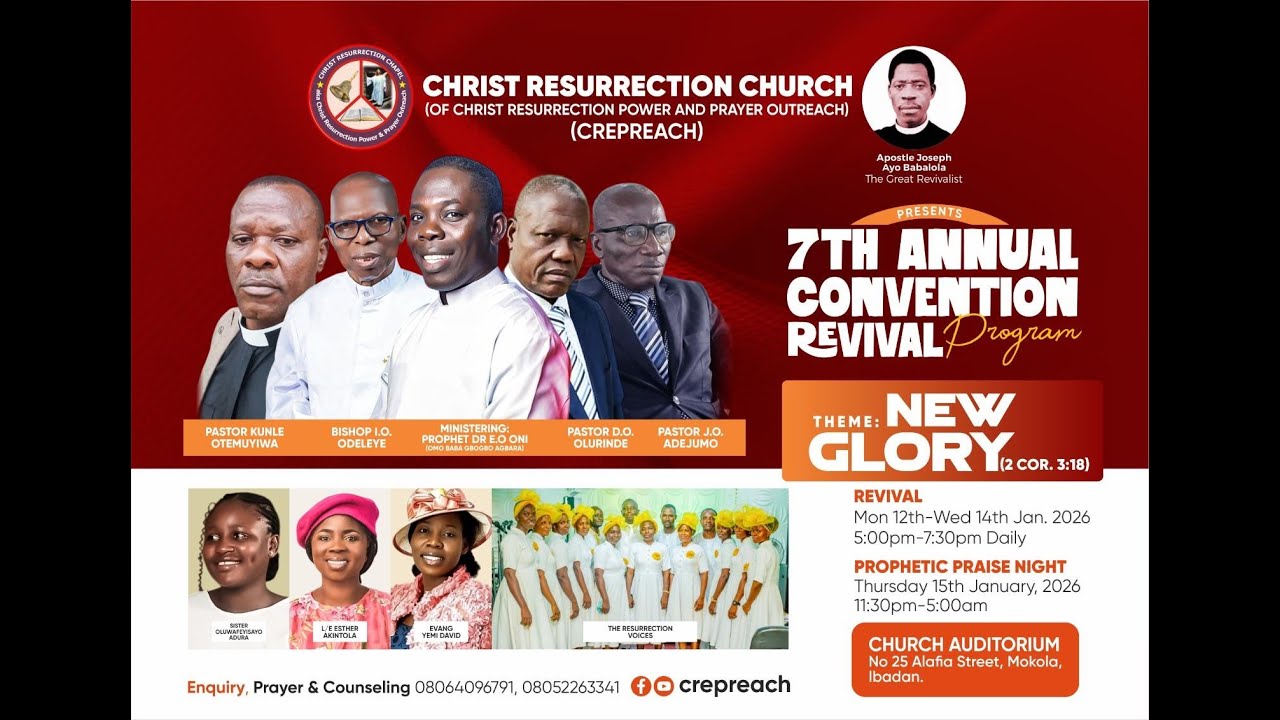 7TH ANNUAL CONVENTION PROGRAM 2026; DAY 7