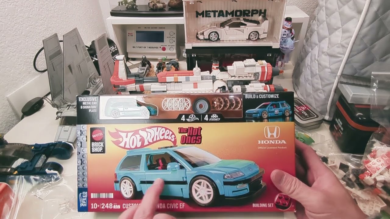 Mattel Brick Shop Hot Wheels Custom '90 Honda Civic EF - Part 1