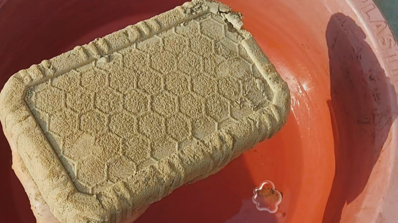 ASMR : Dusty Soft Pure Golden Mud Crumbling in Water 💦 - Satisfying PastePlay @RidaEarthyASMR 
