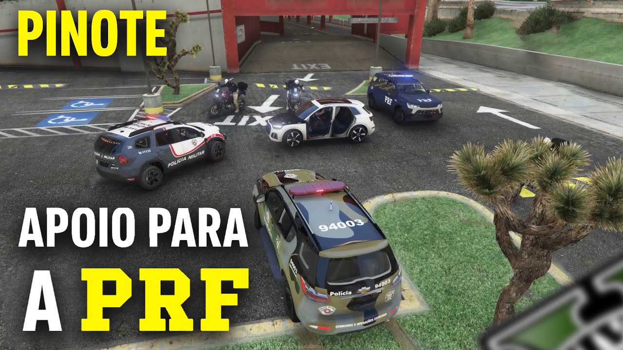 COE APOIA PRF em PINOTE + COLIDIMOS com a CORREGEDORIA no Brasil Capital | GTA RP