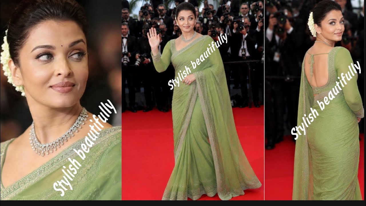 Aishwarya Rai with traditional saari  gajra look at  Cannes 2026 Red Carpet ! Pure indian look