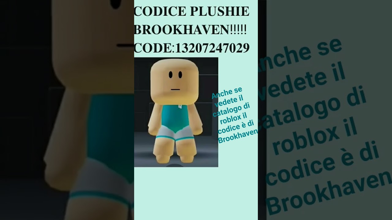 CODICE PLUSHIE BROOKHAVEN