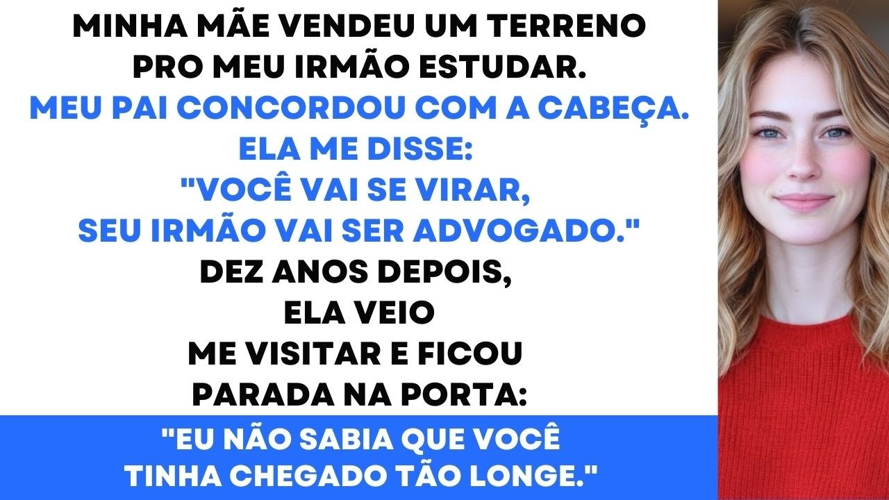 Minha Mãe Vendeu Um Terreno Pra Pagar A Faculdade Do Meu Irmão: 